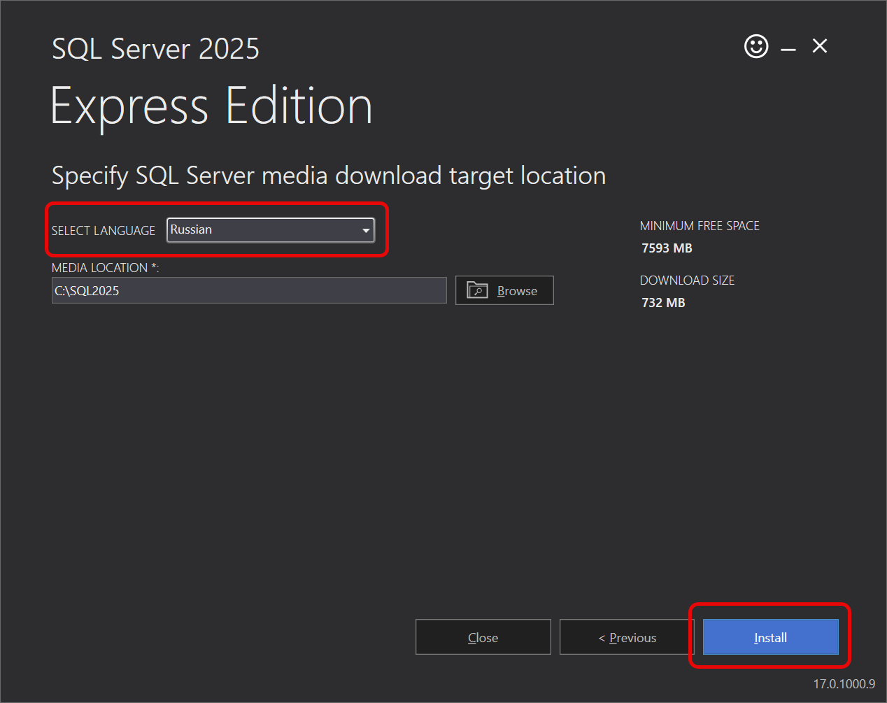 Подготовка к установке Microsoft SQL Server 2025
