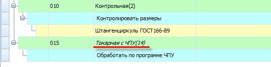 Место выполнения для операции взято из настроек по умолчанию
